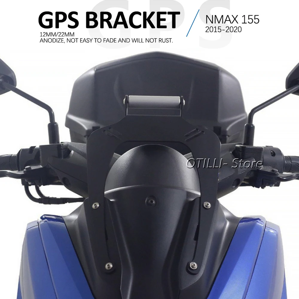 2015-2020 2019 2018 New For YAMAHA NMAX 155 125 Navigation Bracket NMAX155 125 Aluminum Holder GPS Phone Stand Frame Accessories