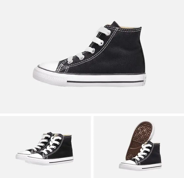Детские Аутентичные классические дизайнерские парусиновые туфли Allstar Chuck Taylor Ox