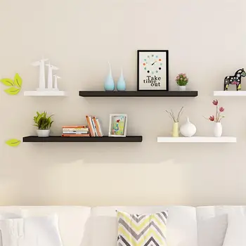 

40 X 20 Cm Wall Storage Shelf Living Room Study Wall Hanging Creative Bookcase Laminate Decoration Rack