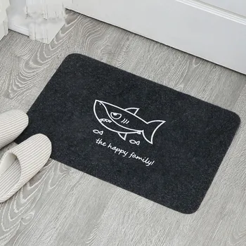 

Non Slip Long Bathroom Kitchen Floor Mat Toilet Rugs Bathroom Carpets Wear Resistant Bath Mat Set 40*60cm bathroom set rug
