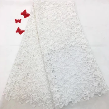 

New Arrive African Lace Fabric High Quality 2019 French Lace Fabric Nigerian Material Bridal Wedding Dress RF28521