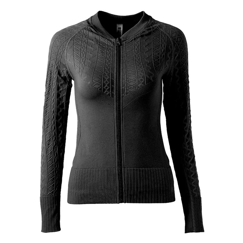 Winter Jackets Coats Women Fitness Clothes Zipper Running Jacket Sports Wear for Women Gym Tops Workout Sportswear