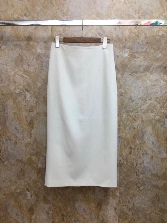 The new autumn and winter women's wild simple split skirt 1011