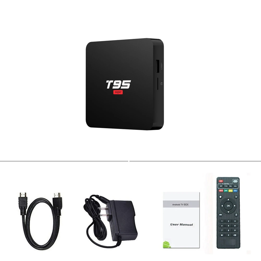 Official standard T95 супер ТВ-приставка 2 ГБ 16 ГБ Android 10,0 смарт-приставка 4K Ip tv сетевой медиаплеер четырехъядерный H3 Allwinner T95 Super Netflix - Цвет: Official standard