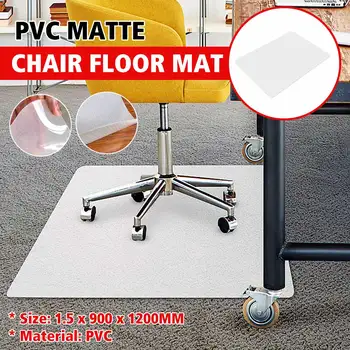 

PVC Transparent Chair Mat Waterproof Square Mat Wood Floor Protection Mat Home Office Rolling Chair Floor Protectors Carpet Rug