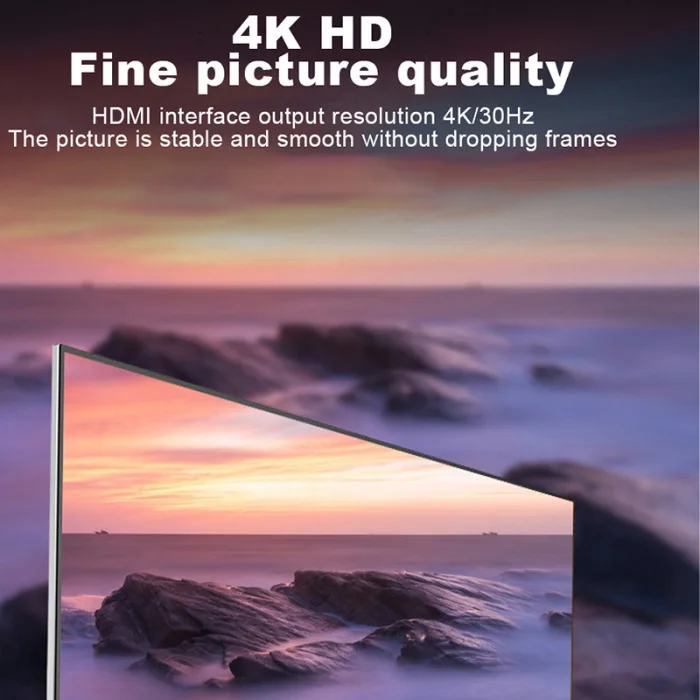 Type-C к HDMI USB3.0 PD адаптер 3 в 1 4K для экрана дисплея проектора ноутбука мобильного телефона LHB99
