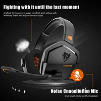 NUBWO G06 2.4G Wireless Gaming Headset 3.5mm Wired Sport Earphone Over Ear Headset 1