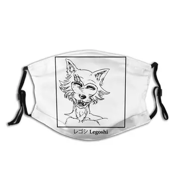 

Beastars Men Women Non-Disposable Face Mask Anime Manga Anti Bacterial Dust Protection Cover Respirator Muffle Mask with Filters