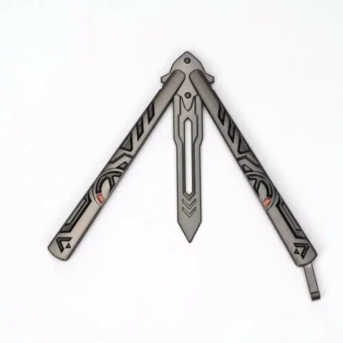 Balisong Butterfly тренировочный нож, тренировочный металлический стальной ящик, подарки, инструменты для косплея