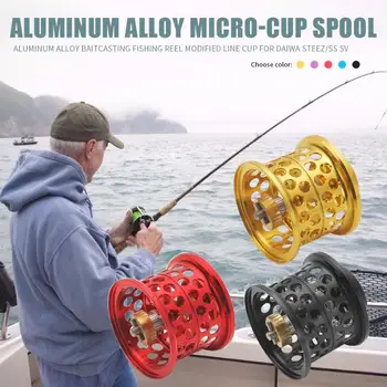 

Line Cup Low Profile Casting Fishing Reel Modified Micro-cup Spool Durable Practical and Simple Portable for SS SV/T3