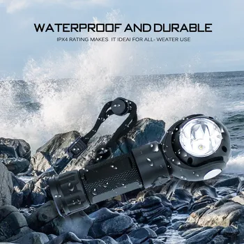 

T6 COB Waterproof 360 Degree Rotation LED Torch Light 7 modes USB Rechargeable Magnet Bottom Flashlight Lamp For Working Hiking