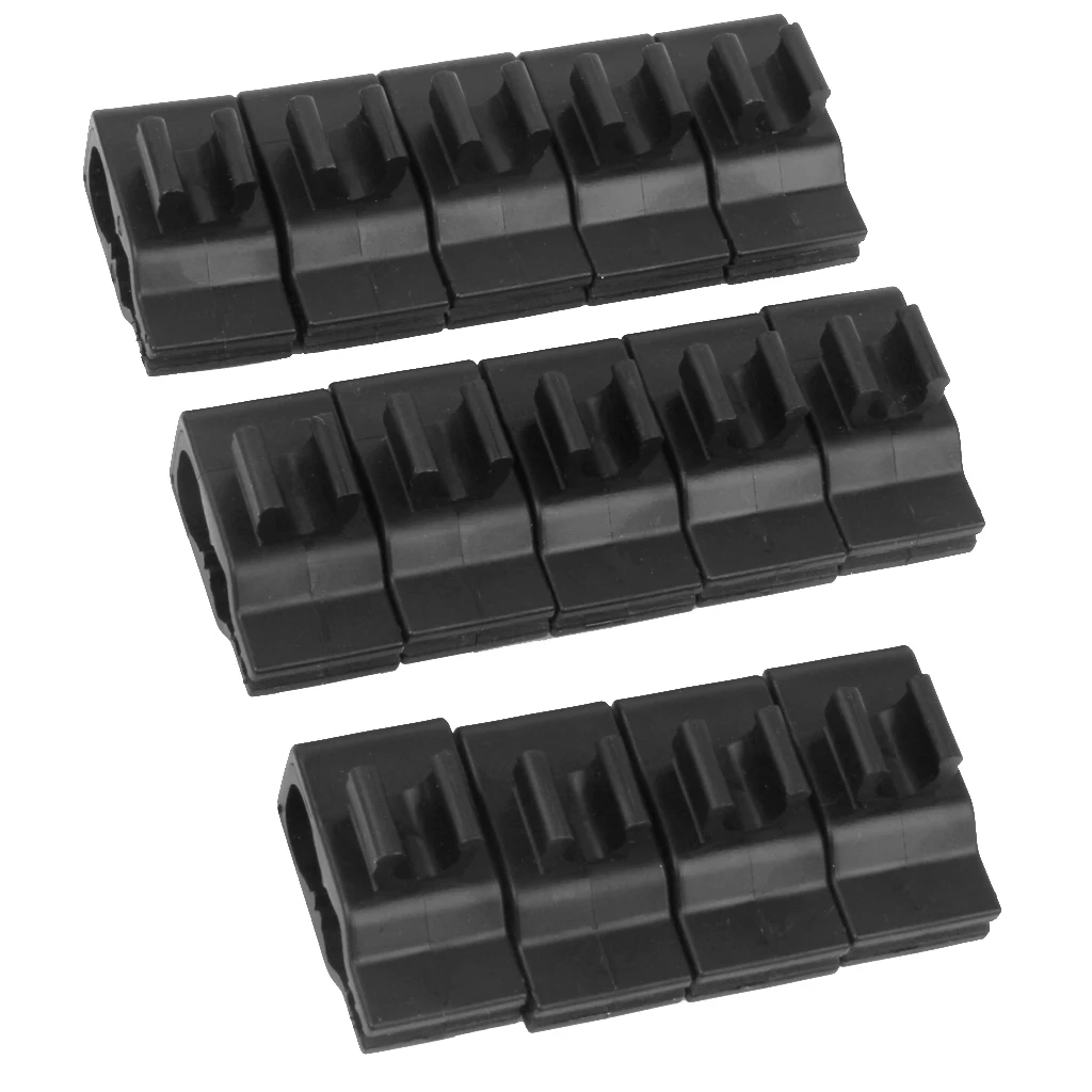 MagiDeal Golf Club Bag Clip On Putter Clamp Holder Putting Organizer Golf Training Equipment Accessories 14Pcs