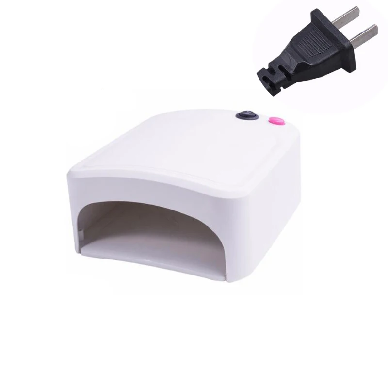 EU plug Лампа для ногтей, профессиональная гелевая Сушилка для ногтей, 36 Вт, УФ-лампа, 110-220 В, ЕС, вилка, лампа для ногтей, отверждающий светильник, Сушилка для ногтей, инструменты, ЕС вилка - Цвет: EU plug