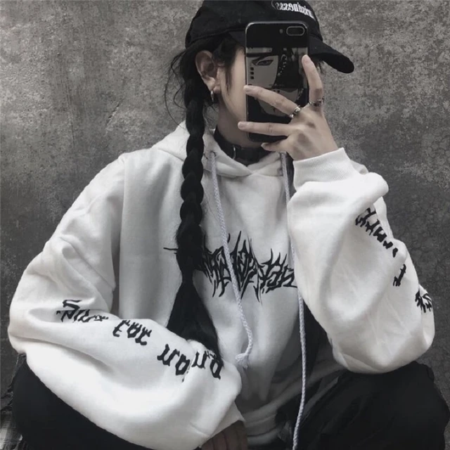 CHIC VEN Women Sweatshirts Loose Hoodies Streetwear Casual Letter