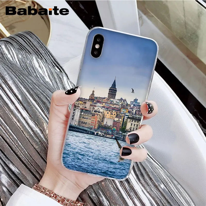 A16 Babaite индейка, турецкое здание, на заказ, фото, мягкий чехол для телефона, для iPhone 8, 7, 6, 6S Plus, 5, 5S, SE, XR, X, XS MAX, чехол - Цвет: A16