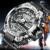 Relogio Masculino 2021 LIGE Sport Men Кварцевые Цифровые Часы Creative Diving Watches Men Waterproof Alarm Watch Dual Display Clock