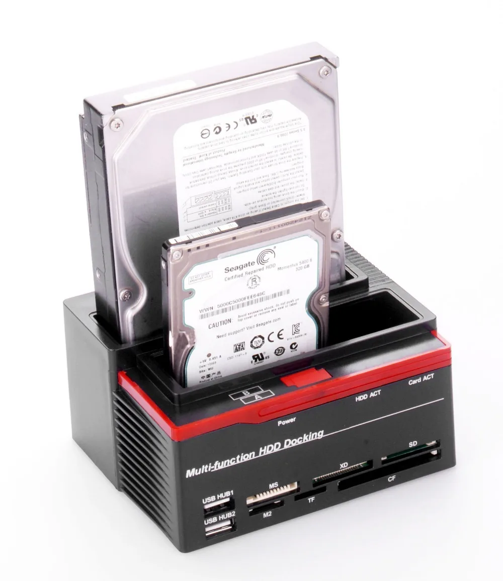 Док-станция для жесткого диска, корпус для жесткого диска, чехол USB 2,0-SATA порт IDE порт, внешний жесткий диск для жесткого диска, кардридер USB2.0 концентратор