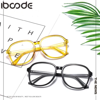 

iboode 0 -1 -1.5 -2 -2.5 -3 -3.5 -4 -5 -6 Finished Myopia Glasses Men Short Sight Eyewear Black Transparent Frame Women Goggles