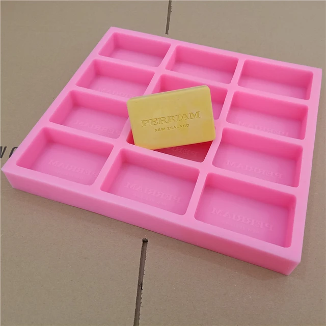 Handmade Rectangular Flexible Silicone Soap Mould DIY Homemade Cold Process  Natural Swirl Loaf Bar Mould - AliExpress