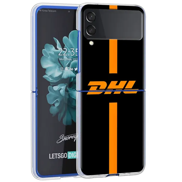 Dhl Express Hot Clear Hard PC Case for Samsung Galaxy Z Flip 3 5G Plastic Phone Coque Folding Splitting for Z Flip 3 Cover Shell H10