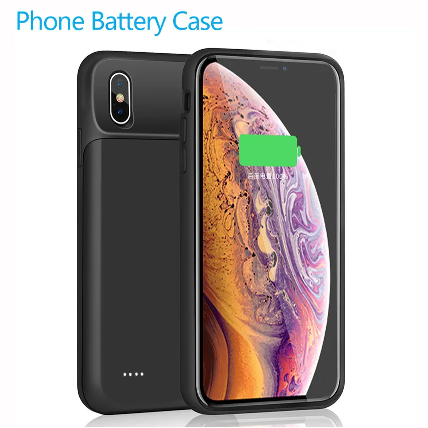 4000 мАч чехол для аккумулятора для iPhone XR XSmax запасной Внешний Аккумулятор Чехол для зарядного устройства портативный внешний аккумулятор чехол для зарядки