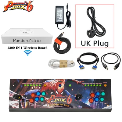 Джойстики с кнопками для игровых контроллеров Jamma Mutli 1300 в 1 Pandora Box 6 для года - Цвет: B