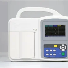 8006V Portable Veterinary Six Channels Touch Screen ECG Machine animal pet Electrocardiograph device