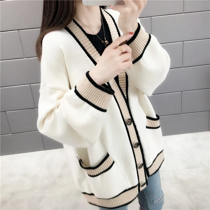 

1207555 (3rd floor, 9th floor, D district, 2nd floor) 2019 Korean version of the new autumn cardigan sweater tx