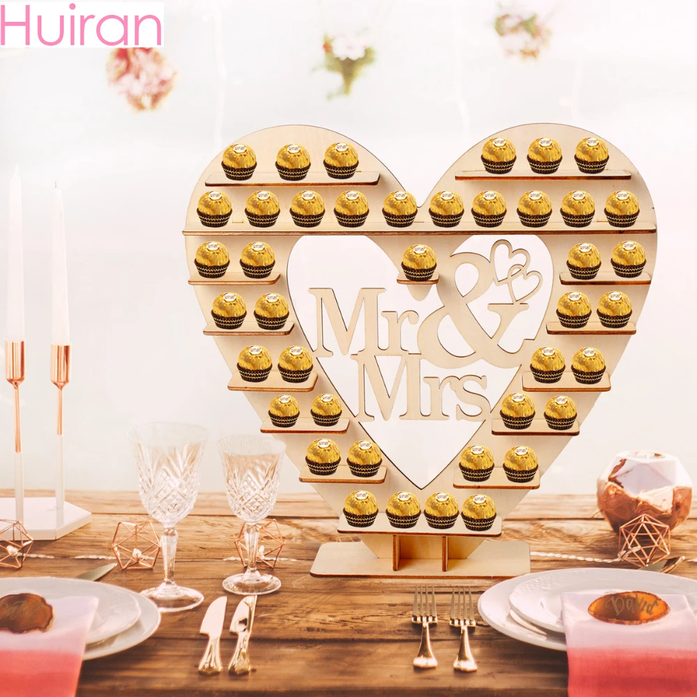 Huiran Donut Pared Sostiene Dulces Carrito Rustico Boda Decoracion
