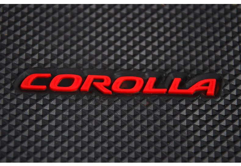 Для Toyota Corolla Altis X противоскользящая резиновая чашка подушка коврик для паза двери автомобиля интерьерные аксессуары наклейка для стайлинга автомобиля