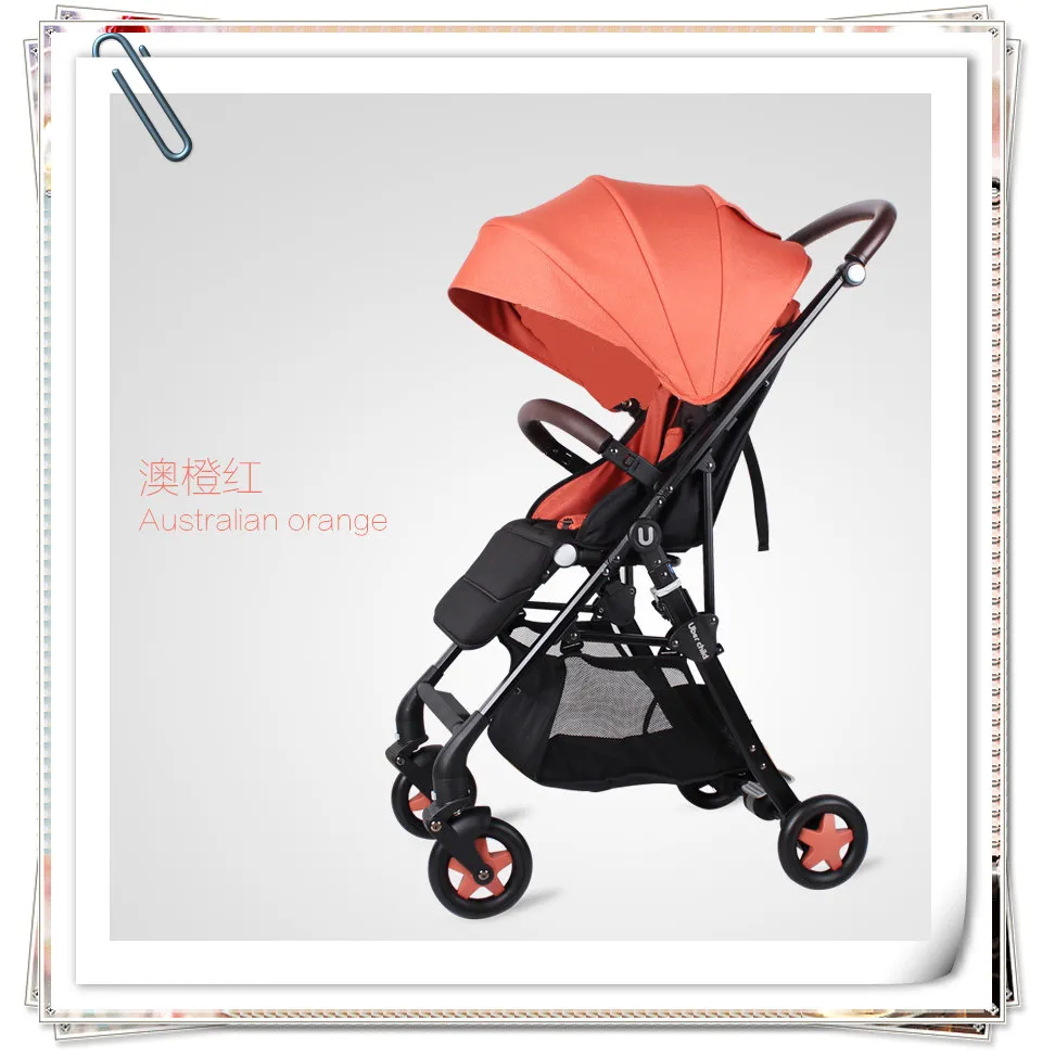 Складная детская коляска для папы 2 в 1 может сидеть и лежать самолете Система