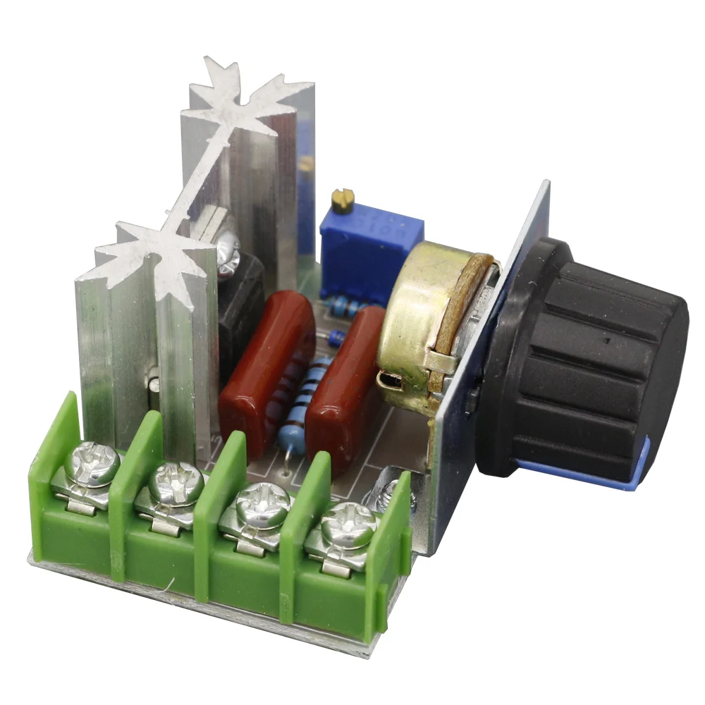 Voltage regulator 2000 Watt AC 50-220 Volt Dimmer SCR Power Regulator Motor Speed Controller