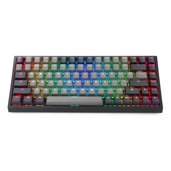 

Keycool KC84 Mechanical Keyboard 75% 84 2.4GHz hot swappable socket Dual Mode light effect RGB switch led PBT doubleshot keycap