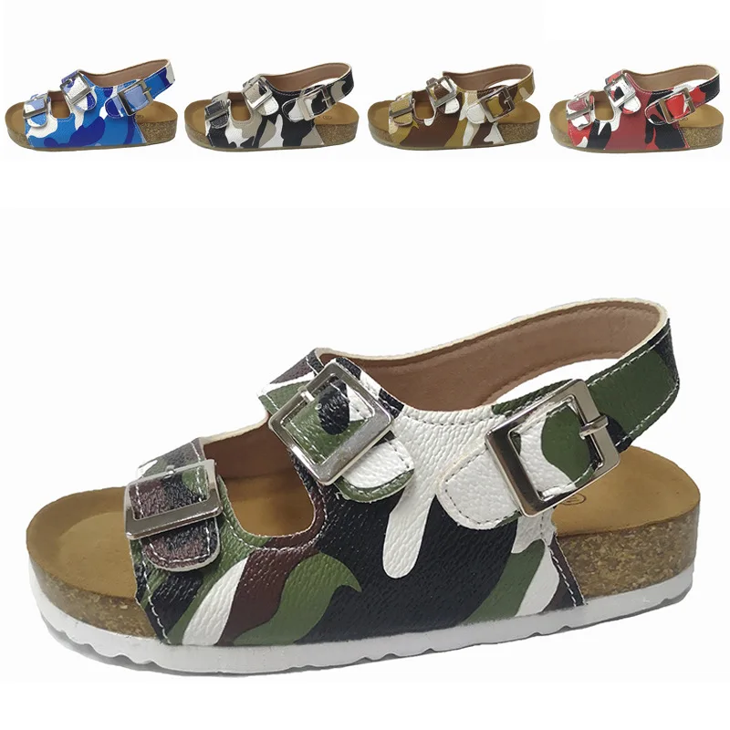 ULKNN Kid's Sandals Cosy Girl Summer Sandals For Boys students school sandals Style Flat Medium-small Baby BOY'S Beach Shoe