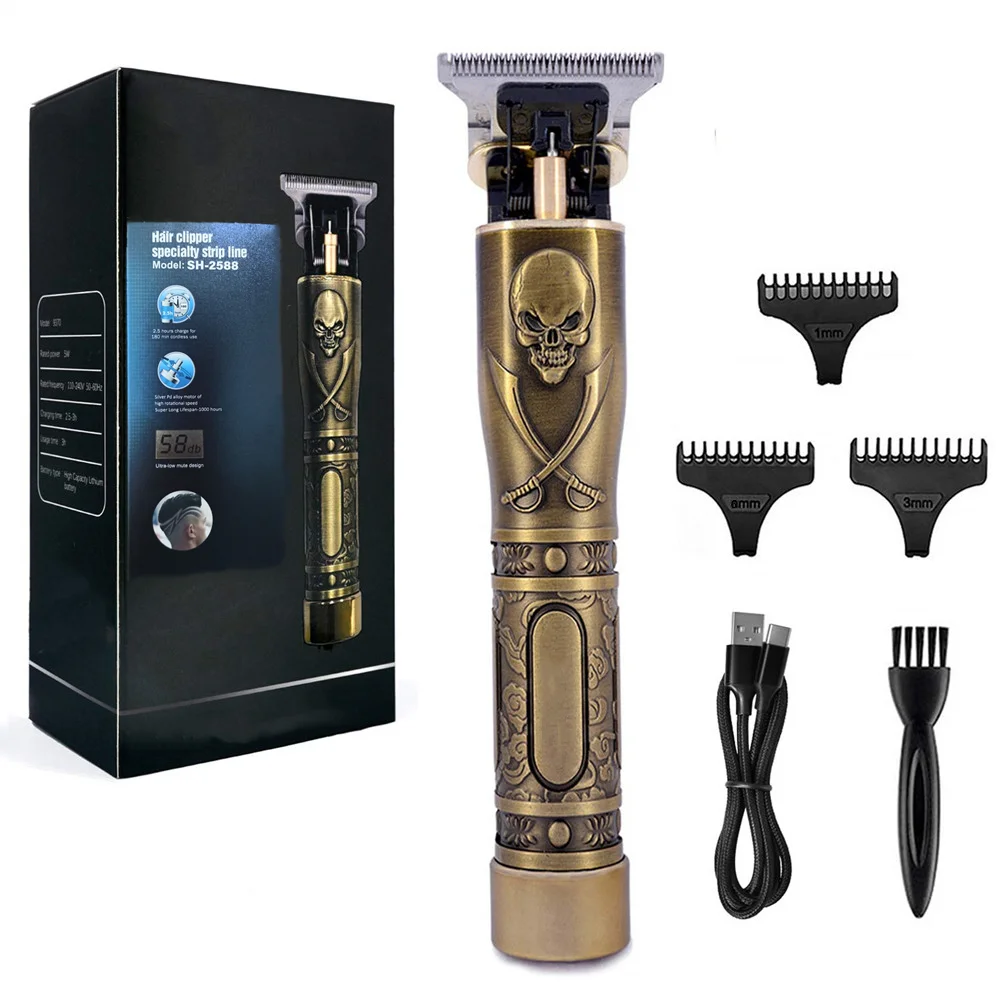 

Electric Hair Clipper Hair trimmer Barber Haircut USB Rechargeable Beard trimmer Men Cordless Hair Cutting Machine Shaver 0mm