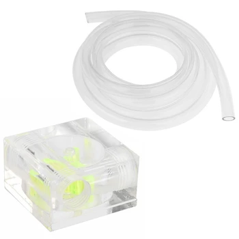 

HOT-2M/6.56Ft 9.5X12.7mm Transparent Pvc Pipe Tube Water Cooling Soft Pipe with PC Water Cooling System Flow Indicator