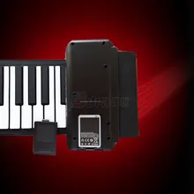 88 ключ зарядки-рулон пианино с литиевой батареей электронная клавиатура