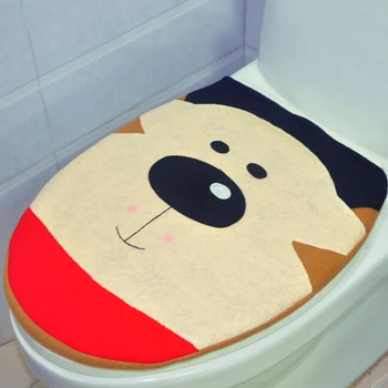 

New Christmas Decorations Toilet Seat Cover Christmas Closestool Ornaments for Bathroom Christmas Decorations for Home