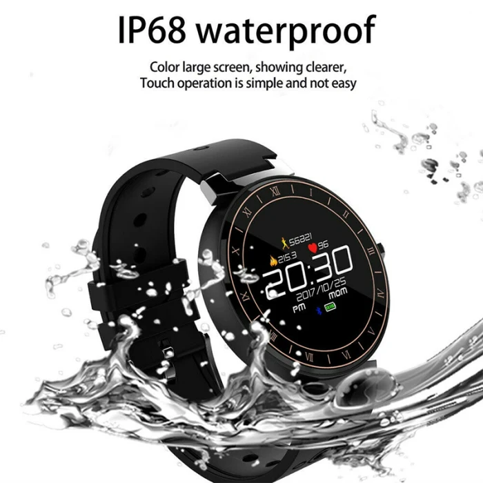 0.95In TFT Bluetooth Смарт часы кровяное давление монитор сердечного ритма спортивные часы VH99