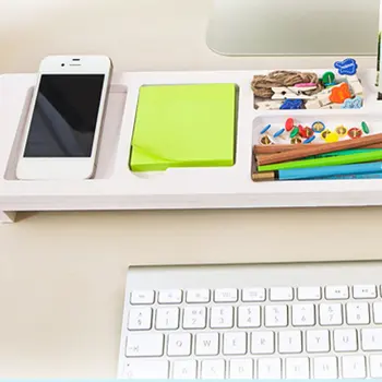 

Office Supplies Desktop Storage Rack Multifunctional Computer Keyboard Finishing Rack Partition Rack Wholesale