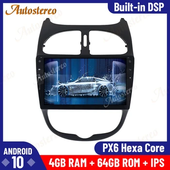 

Android 10.0 4GB+64GB Car GPS Navigation for Peugeot 206 2000-2016 Auto Stereo Head Unit Multimedia Player Radio Tape Recorder