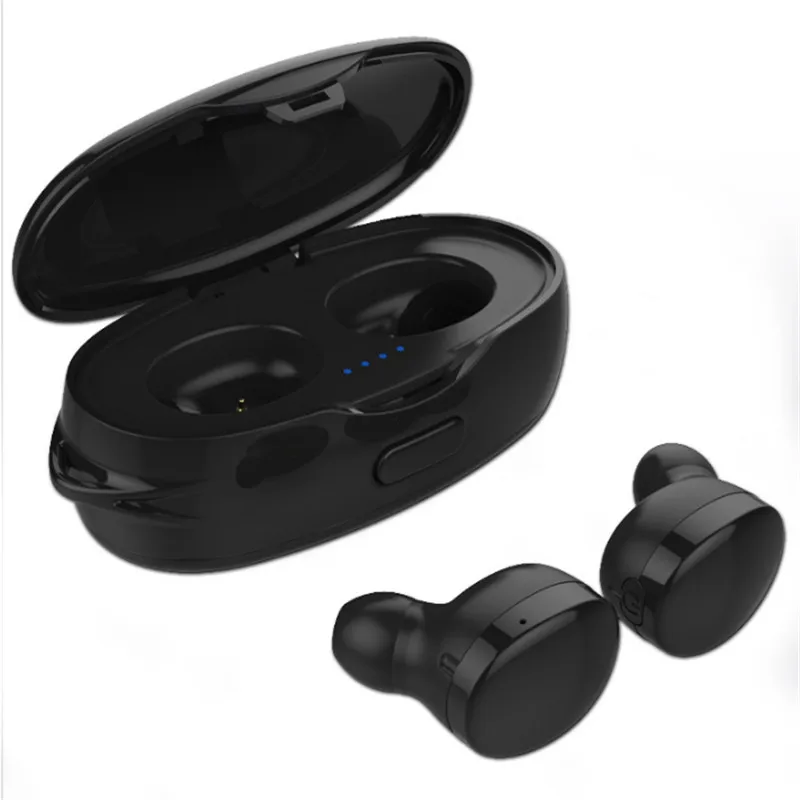 Mini Touch True беспроводные Bluetooth наушники Близнецы гарнитура с шумоподавителем в ухо наушники с 2200 мАч power Bank