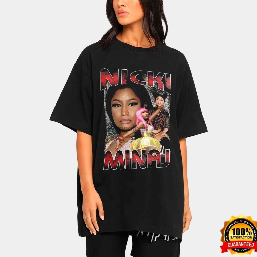 Футболка Nicki Minaj футболка 90-х ретро винтажная рэп в стиле хип-хоп унисекс для
