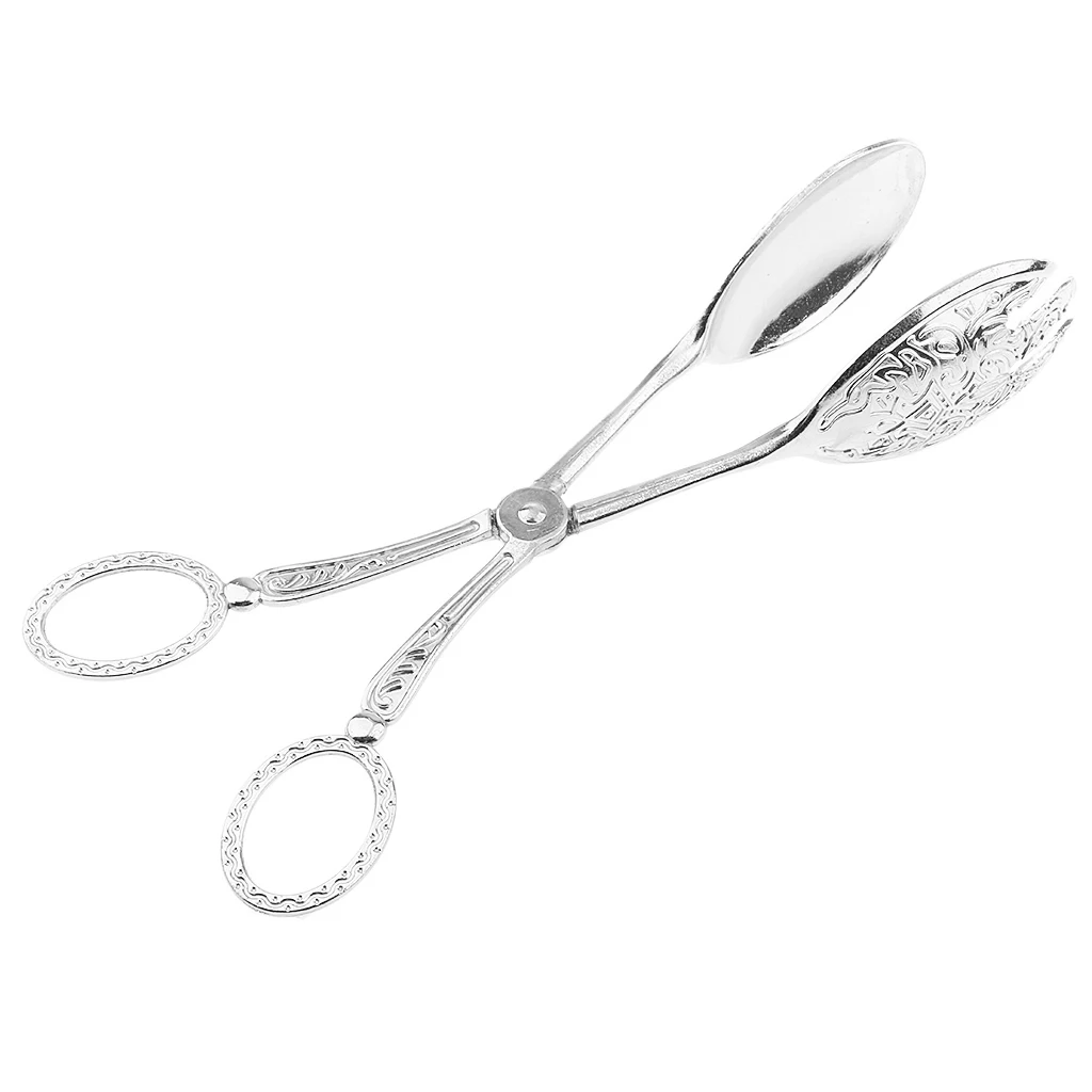 Buffet Tongs Stainless Steel Buffet Party Catering Serving Tongs Kitchen Tongs Salad Tongs Cake Tongs Bread Tongs
