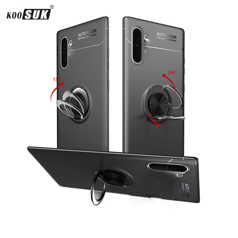 

50 PCS Phone Case Shockproof Bracket Ring For Samsung Galaxy Note 8 9 10 Plus Cover Soft Silicone Holder Case 50PCS