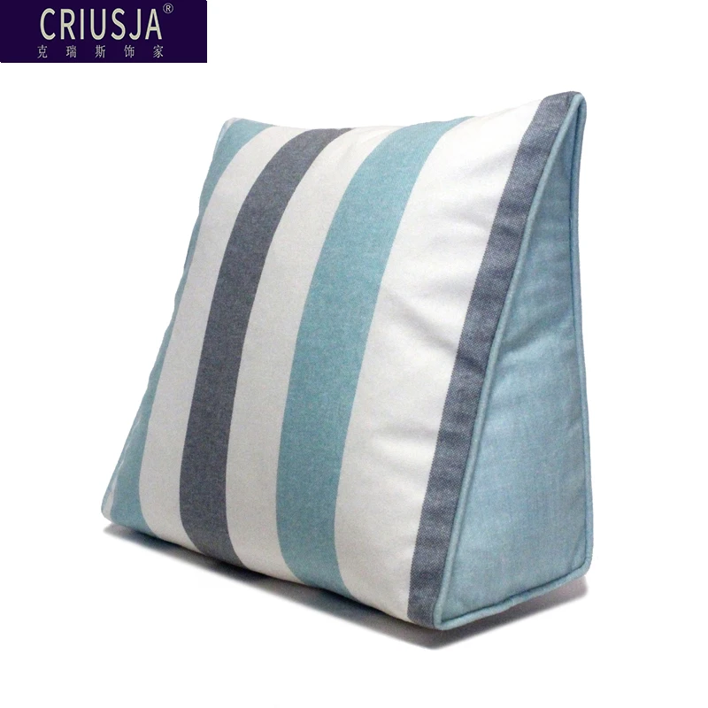 Chris треугольная спинка заднего сиденья Подушка для кровати задняя подушка