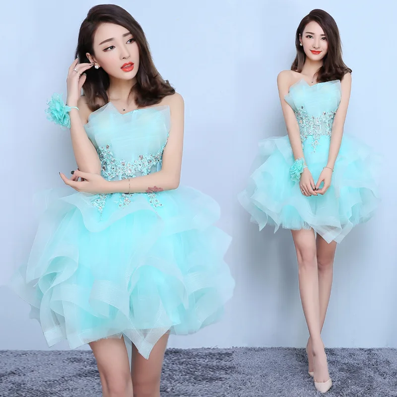 Quinceanera Dresses The Party Prom Elegant Strapless Ball Gown 5 Colors Formal Homecoming Quinceanera Dress Size