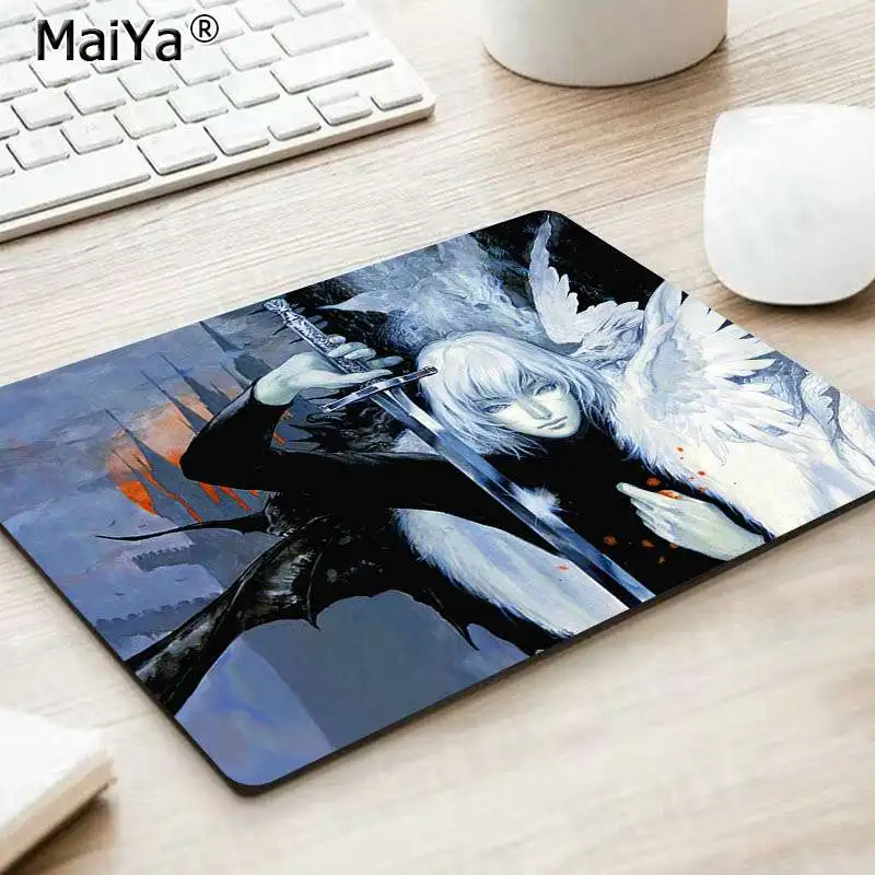 No Lock Edge25x29cm MaiYa, простой дизайн, кастлевания, красивый коврик для мышки в стиле аниме, гладкий коврик для письма, настольные компьютеры, мат, игровой коврик для мыши - Цвет: No Lock Edge25x29cm