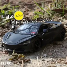 

1:32 Mclaren 720s Alloy Sports Car Model Die Casting Metal Simulation Children's Acousto-optic Toy Car Collection Ornament Gift