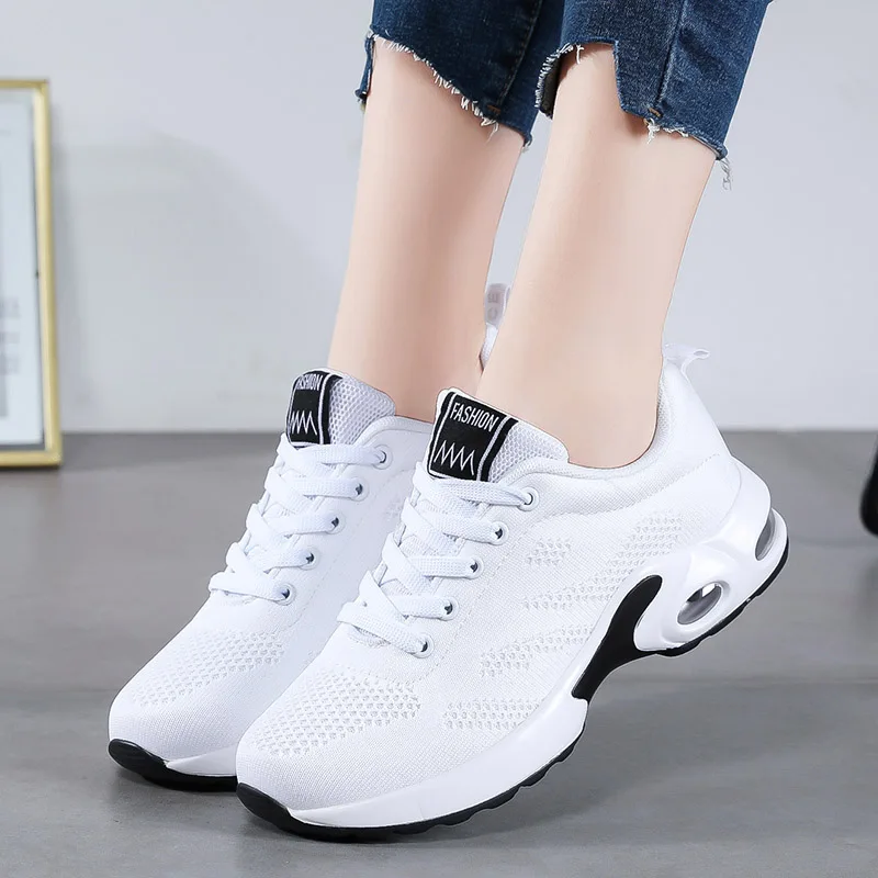 Casual Shoes Basket Platform-Shoe White Trainers Women Sneakers Woman Tenis Ladies Feminino